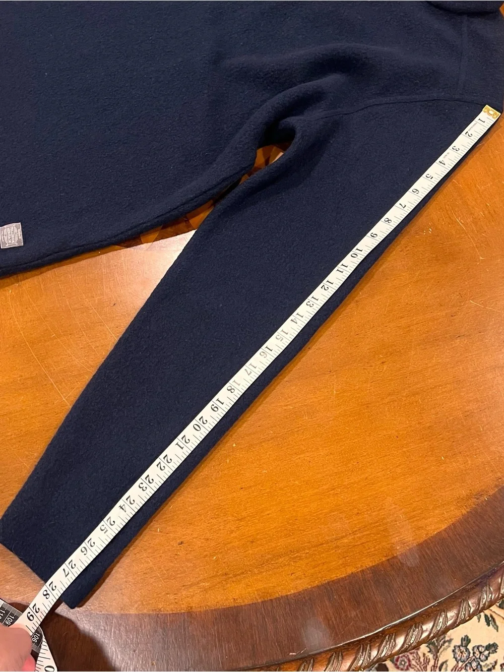 Toad & Co. Men’s Kennicott Wool Blend 1/4 Zip Sweater‎ Navy Blue XL Pullover
